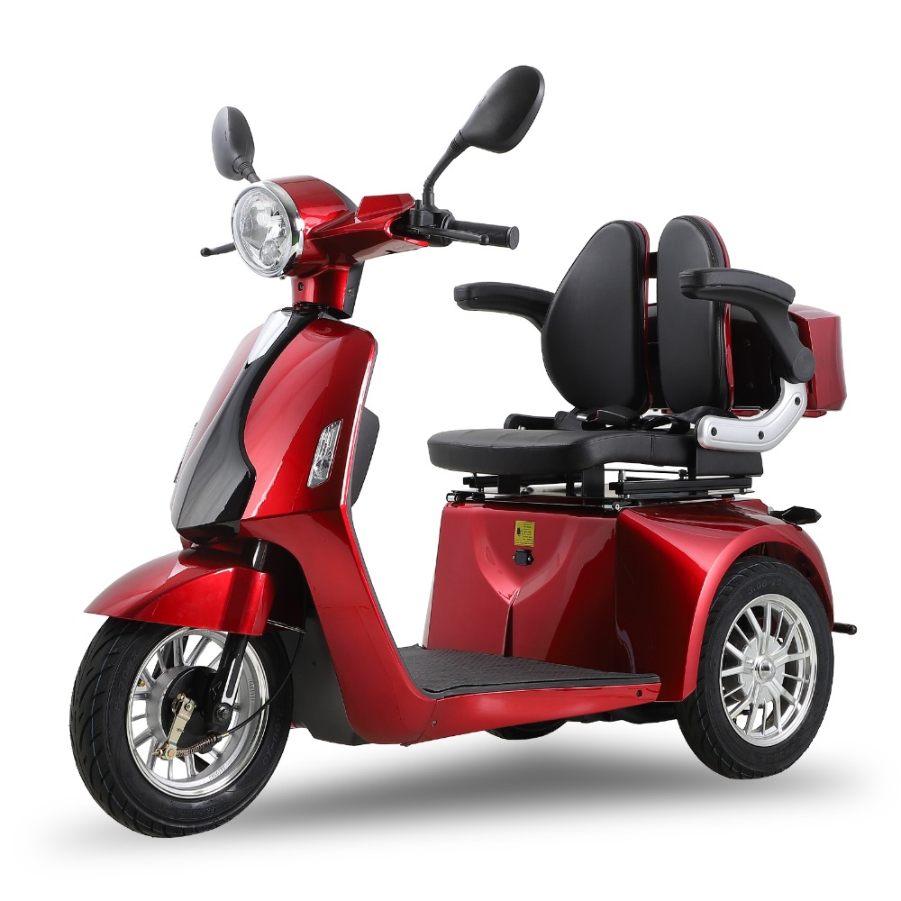 AFD2D-3L Red Three Wheel Mobility Scooter